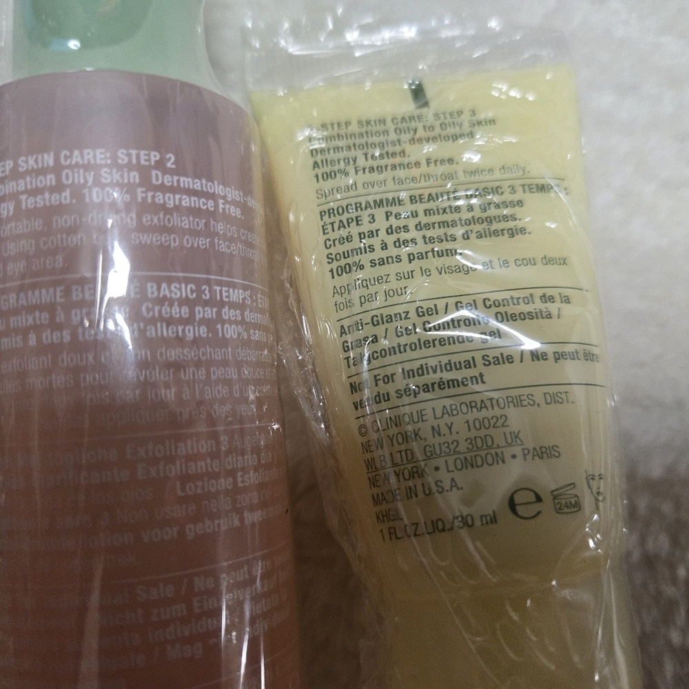 Clinique 3 Step Oily Skin Care Formula Bundle- NWOB Mini Travel Size - Picture 5 of 6